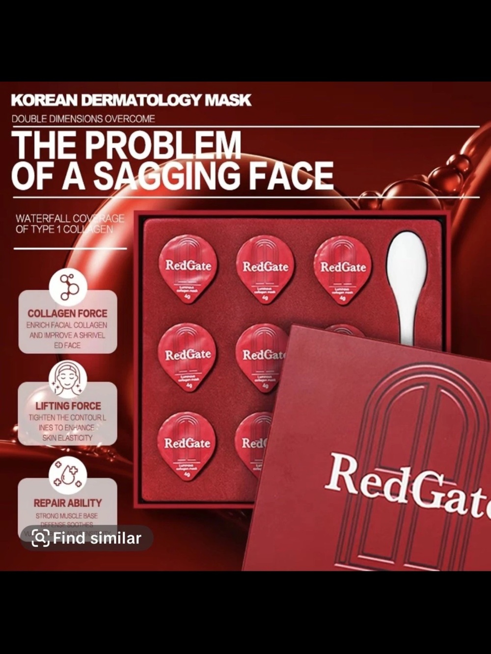 Redgate Korean Dermatology Luminous Collagen Mask - Picture 3 of 3